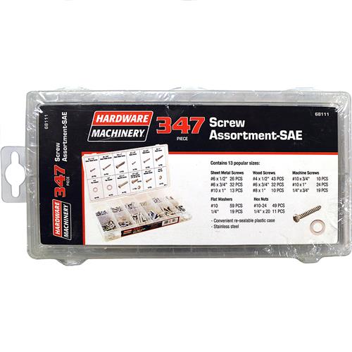Wholesale Z347PC SAE SCREW ASSORTMENT GLW