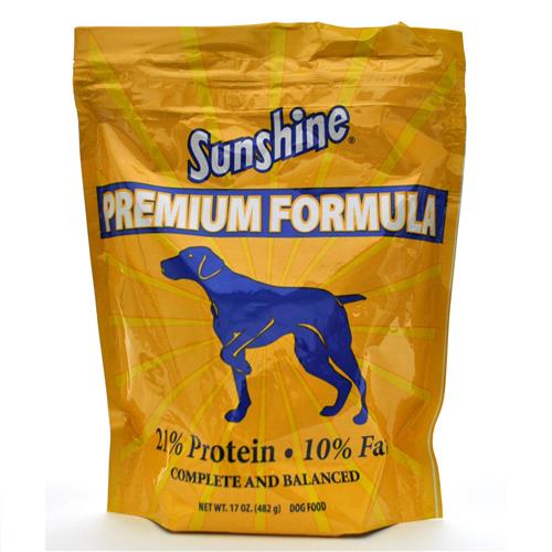 Wholesale Sunshine Bite Size Premium Formula Dog Food Pouch