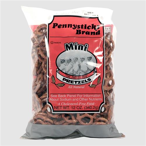Wholesale Pennysticks Brand Mini Pretzels 12/12oz