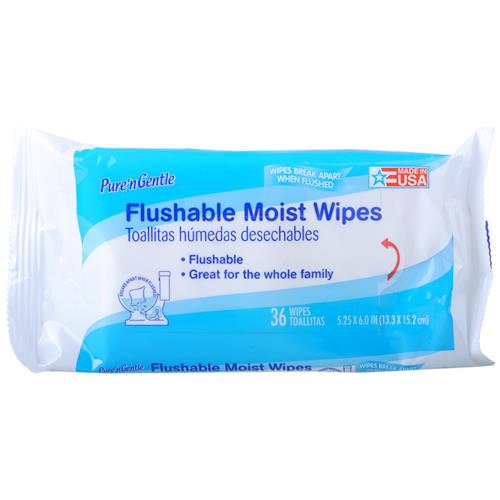 Wholesale Pure N Gentle Personal Moist WipesResealable Pack GLW