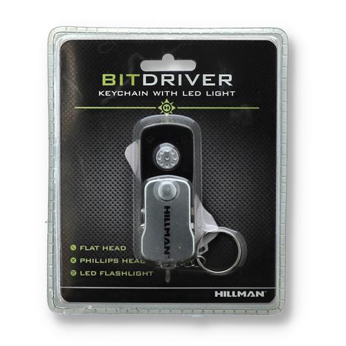 Wholesale HILLMAN BIT DRIVER LED KEYCHAIN