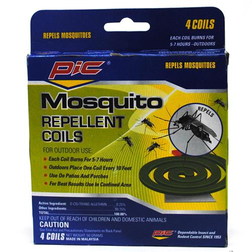Wholesale PIC Mosquito Repellent Coils 4 Pack (NOT CA)