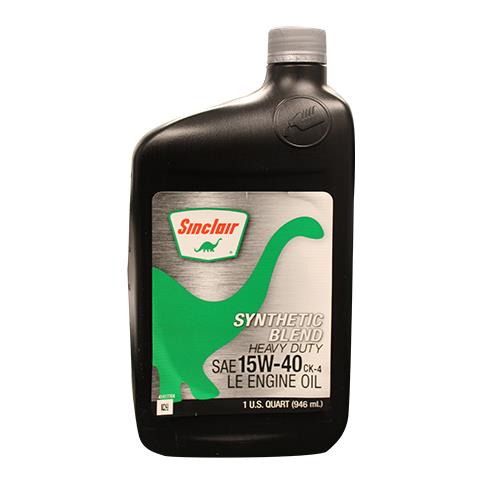 Wholesale Z1QT SAE15W40 HD CK4 LE ENGINE OIL SINCLAIR SYNTHETIC BLEND
