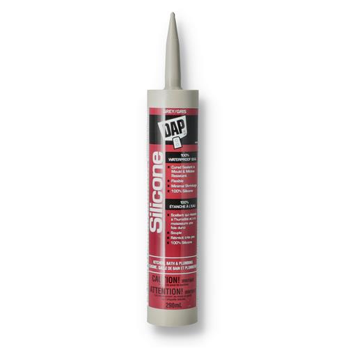Wholesale DAP 10.1OZ SILICONE KITCHEN BATH & PLUMBING CAULK GREY