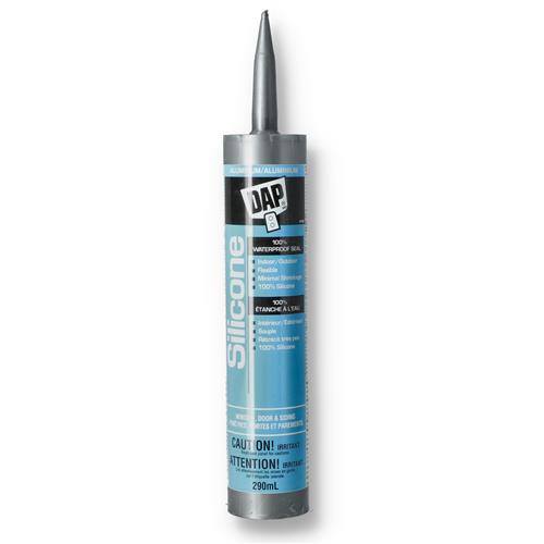 Wholesale DAP 10.1OZ SILICONE CAULK WINDOW & DOOR ALUMINUM COLOR