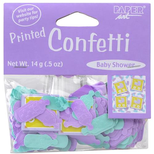 Wholesale Baby Shower Printed Confetti .5 oz