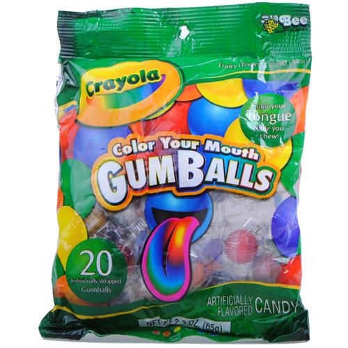 Wholesale USE ITEM # 525B - Crayola Color Your Mouth Gumballs 20 Ct