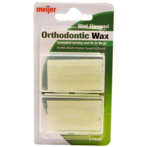 Wholesale 2PK Orthodontic Wax with Case Mint