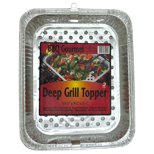 Wholesale Foil Extra Deep Grill Topper 11.75""""x9.25""""x1.5""""