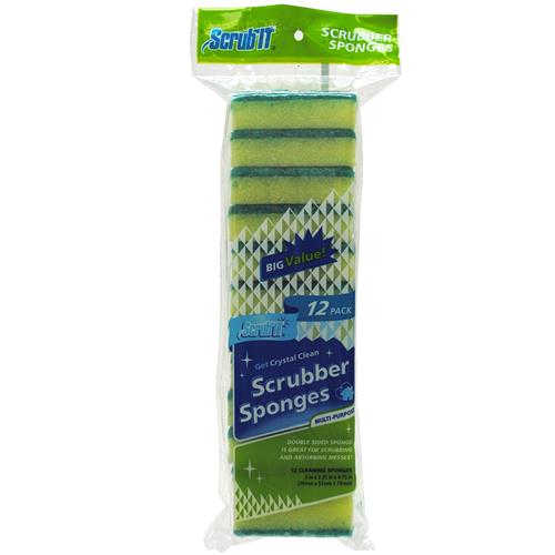 Wholesale Scrub-It Rainbow Foam Scrub Sponge