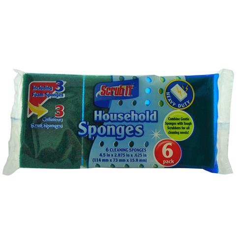 Wholesale Scrub-It Cellulose Scrub/Sponge