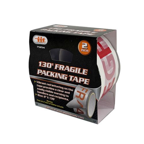 Wholesale IIT 2''x130' ''FRAGILE'' PACKAGING TAPE