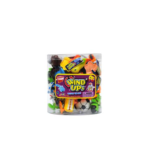Wholesale Wind Up Toy Assortment in Round PDQ