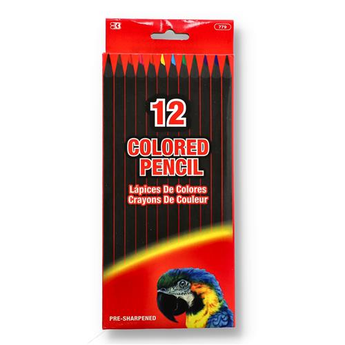 Wholesale 12CT COLORED PENCILS PRE-SHARPENED -NO ONLINE SALES