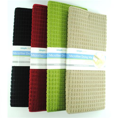 Wholesale Mircrofiber Quick Drying Dish Mat Assorted GLW