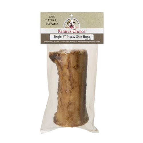 Wholesale Nature's Choice 4" Meaty Shin Bone - Buffalo