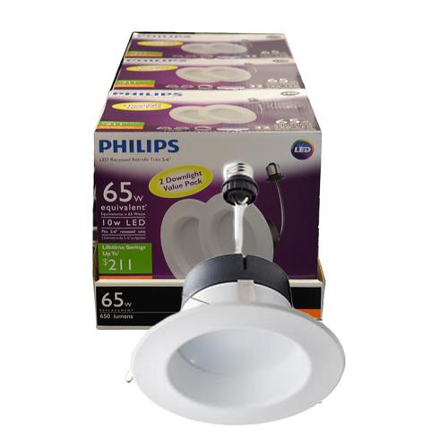 Philips 801274 65W Equivalent Dimmable Daylight LED Downlight 5-6 