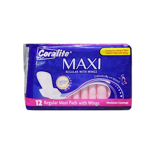 Wholesale Regular Maxi Pads with Wings 12CT