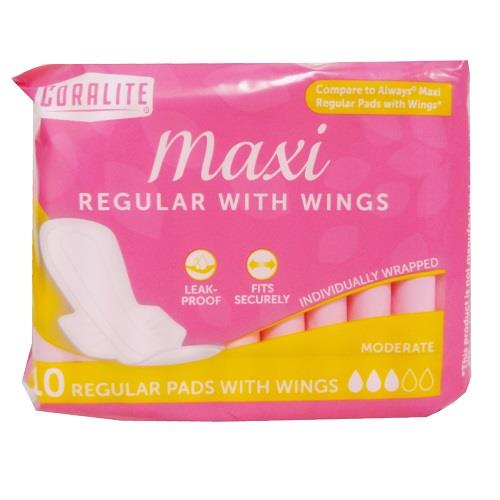 Wholesale Regular Maxi Pads with Wings 10CT