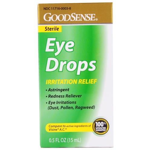 Wholesale Good Sense Eye Drops Irritation Relief Visine Ac Glw