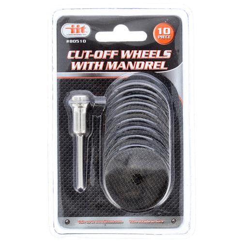 Wholesale 10PC Cut-Off Wheels With Mandrel