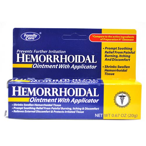 Wholesale Family Care Hemorrhoidal Ointment with Applicator