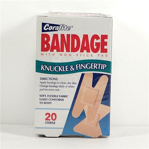 Wholesale Coralite Knuckle & Fingertip Bandage 20CT