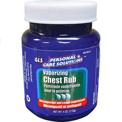 Wholesale 4oz Medicated Chest Rub