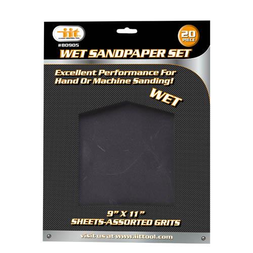 Wholesale 20pc Wet Sandpaper Set