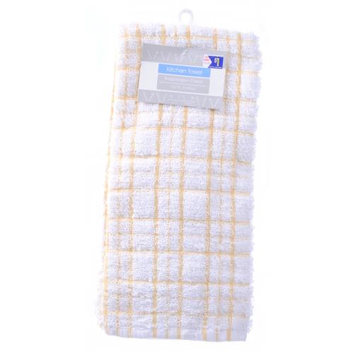 Wholesale Check Kitchen Towel Snapdragon 15"""" x 25""""