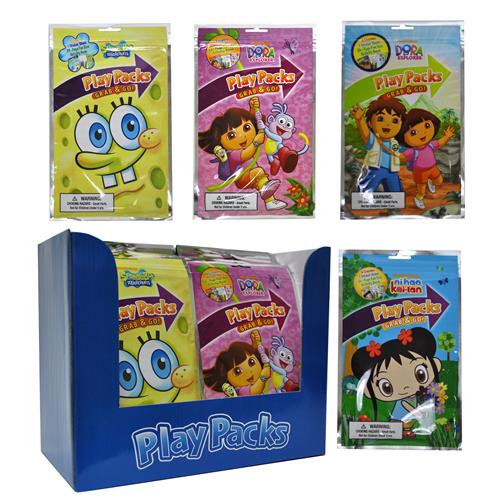 Wholesale Nickelodeon Grab-N-Go Play Packs 4 Titles PDQ