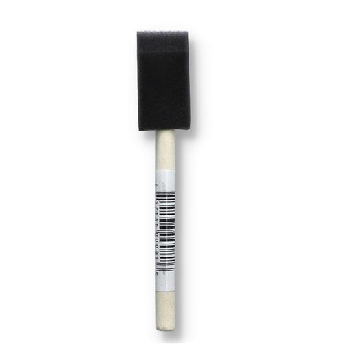 Wholesale 1" WOOD HANDLE FOAM BRUSH BULK + UPC