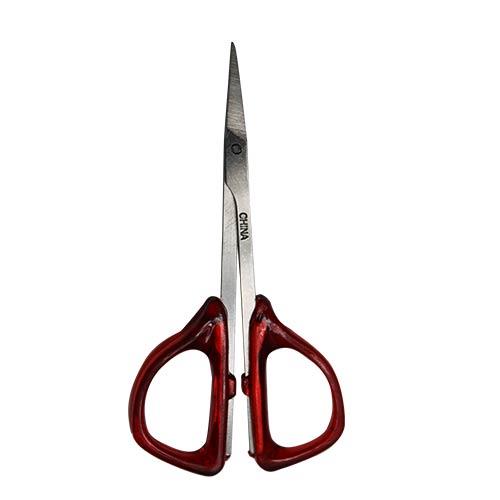 Wholesale ZSTAINLESS NAIL SCISSORS RED HANDLE P582