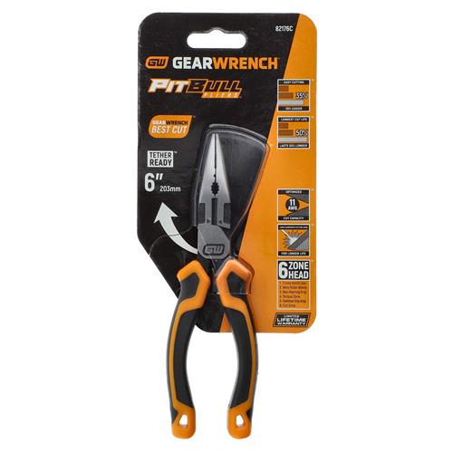Wholesale GEARWRENCH 6'' LONG NOSE PLIER PIT BULL