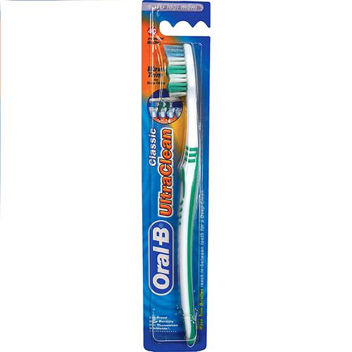 Wholesale USE #82222341 -Oral B Toothbrush Soft- assorted colors in handy shelf display