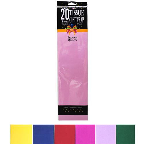 Wholesale Color Tissue Paper 20""""x20"""" 10 Assorted