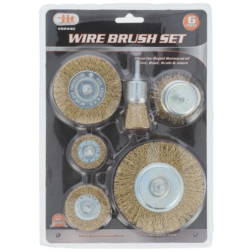 Wholesale 6 pc Wire Brush Set