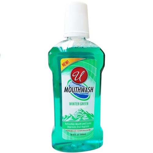 Wholesale 16.9oz MOUTH WASH WINTER GREEN