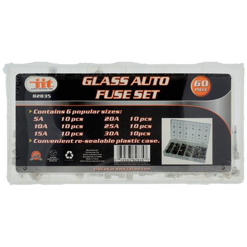 Wholesale 60 Piece Glass Auto Fuse Set