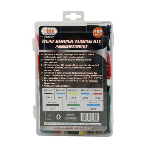 Wholesale IIT 328PC HEAT SHRINK TUBING KIT ASSORTMENT