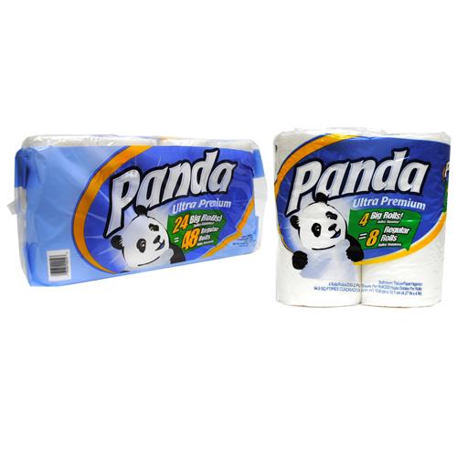 Wholesale Panda Ultra Premium Bath Tissue 4/200/2ply