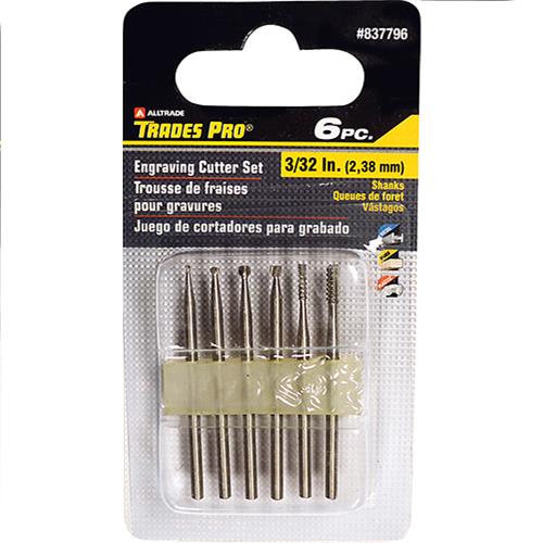 Wholesale Z6pc ENGRAVING CUTTERS 3/32""""