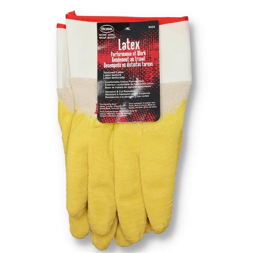 Wholesale BOSS TEXTURED LATEX DIPPED GLOVE ONE SIZE