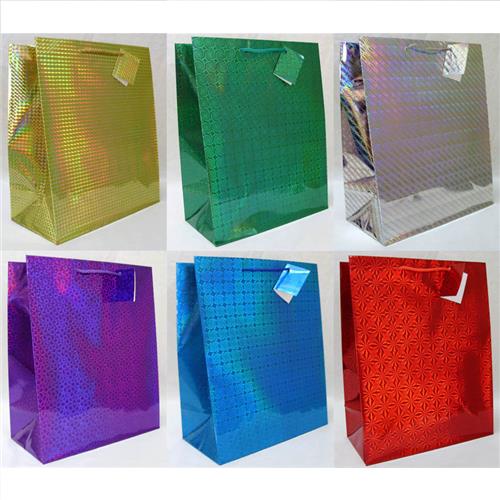 Wholesale Hologram Large Gift Bag GLW