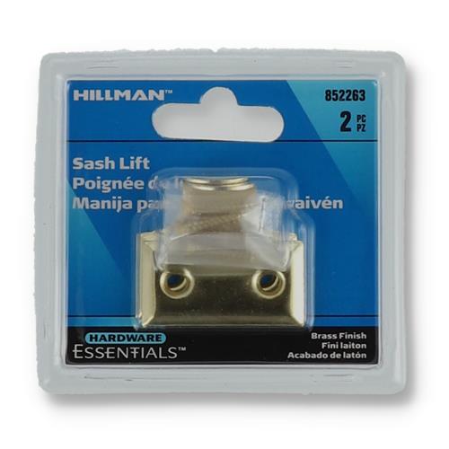 Wholesale HILLMAN 2PC SASH LIFT BRASS FINISH