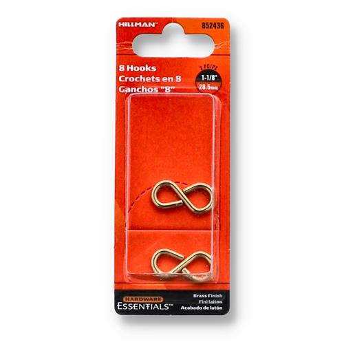 Wholesale HILLMAN 2PK FIGURE 8 HOOK 1-1/8''