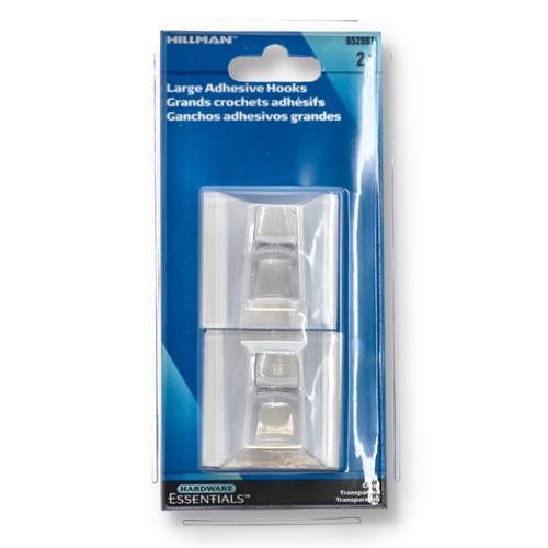 Wholesale HILLMAN 2PC LARGE SELF-ADHESIVE HOOKS