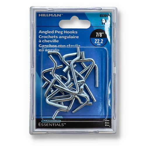 Wholesale HILLMAN 10PC 7/8'' ANGLED PEGBOARD HOOKS