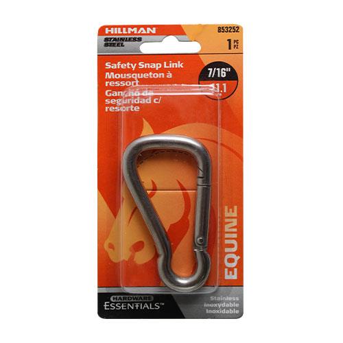 Wholesale ZSAFETY SNAP LINK 7/16'' STAINLESS CARDED