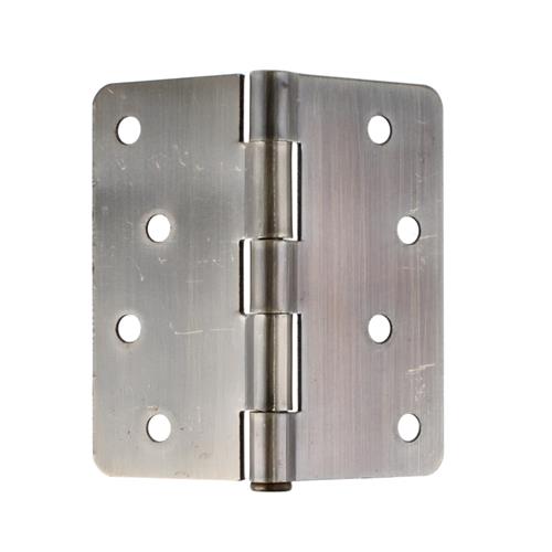 Wholesale HILLMAN 4'' DOOR HINGE ANTIQUE BRASS 1/4'' RADIUS BAG & UPC